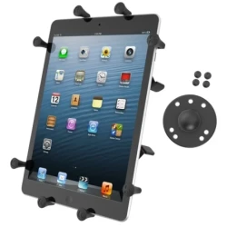 X-Grip Halteschale für Tablets (10 Zoll) mit runder Basisplatte (AMPS) -  (1 Zoll), Schrauben-Set