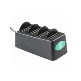 4-way GDS desktop charging station for tablets & smartphones - In IntelliSkin protective cover