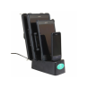 4-way GDS desktop charging station for tablets & smartphones - In IntelliSkin protective cover