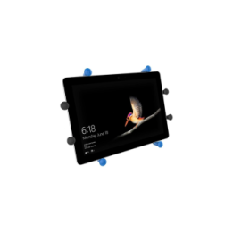 X-Grip retaining clip for Microsoft Surface Go / Surface Go 2 - AMPS connection, safety rubber