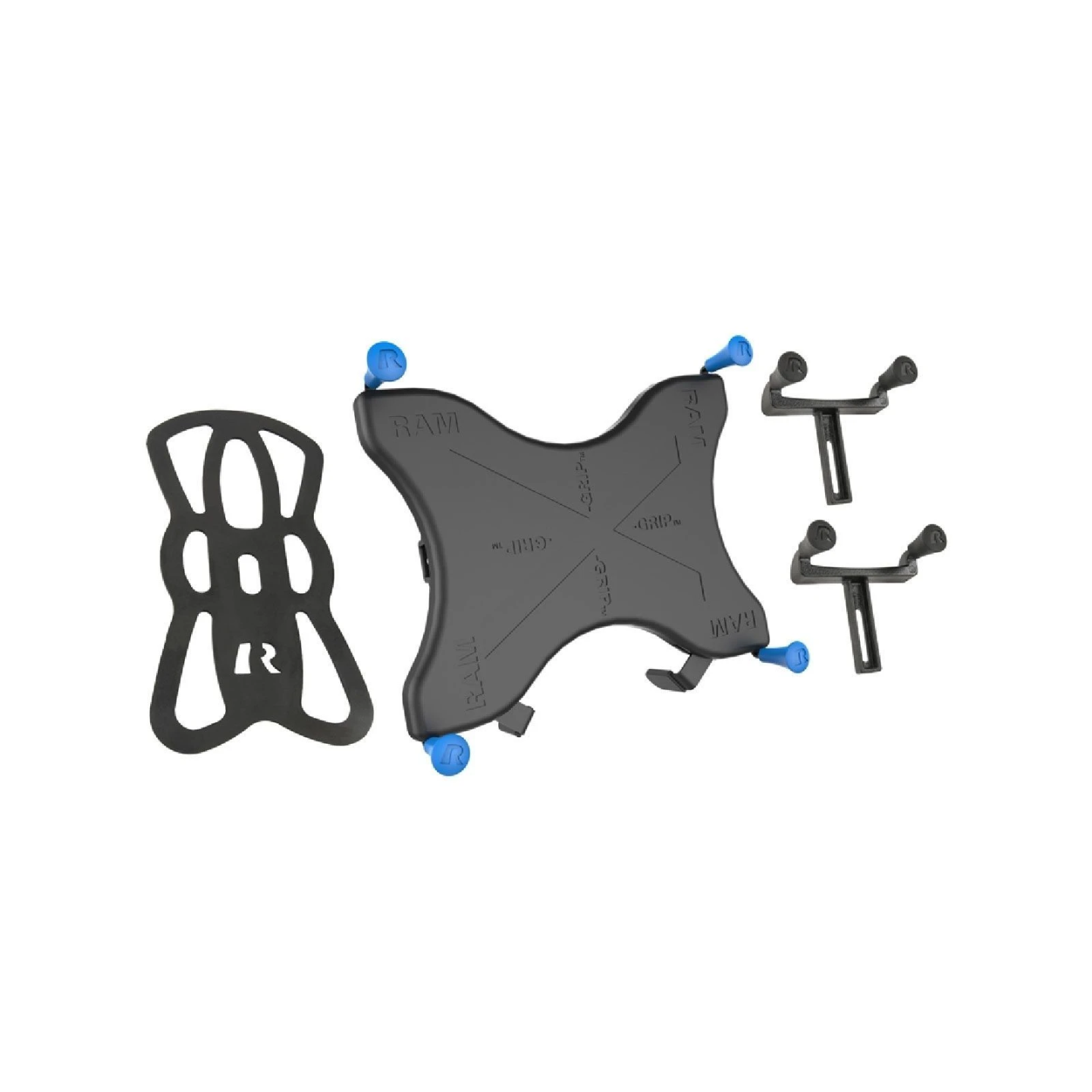 X-Grip retaining clip for Microsoft Surface Go / Surface Go 2 - AMPS connection, safety rubber
