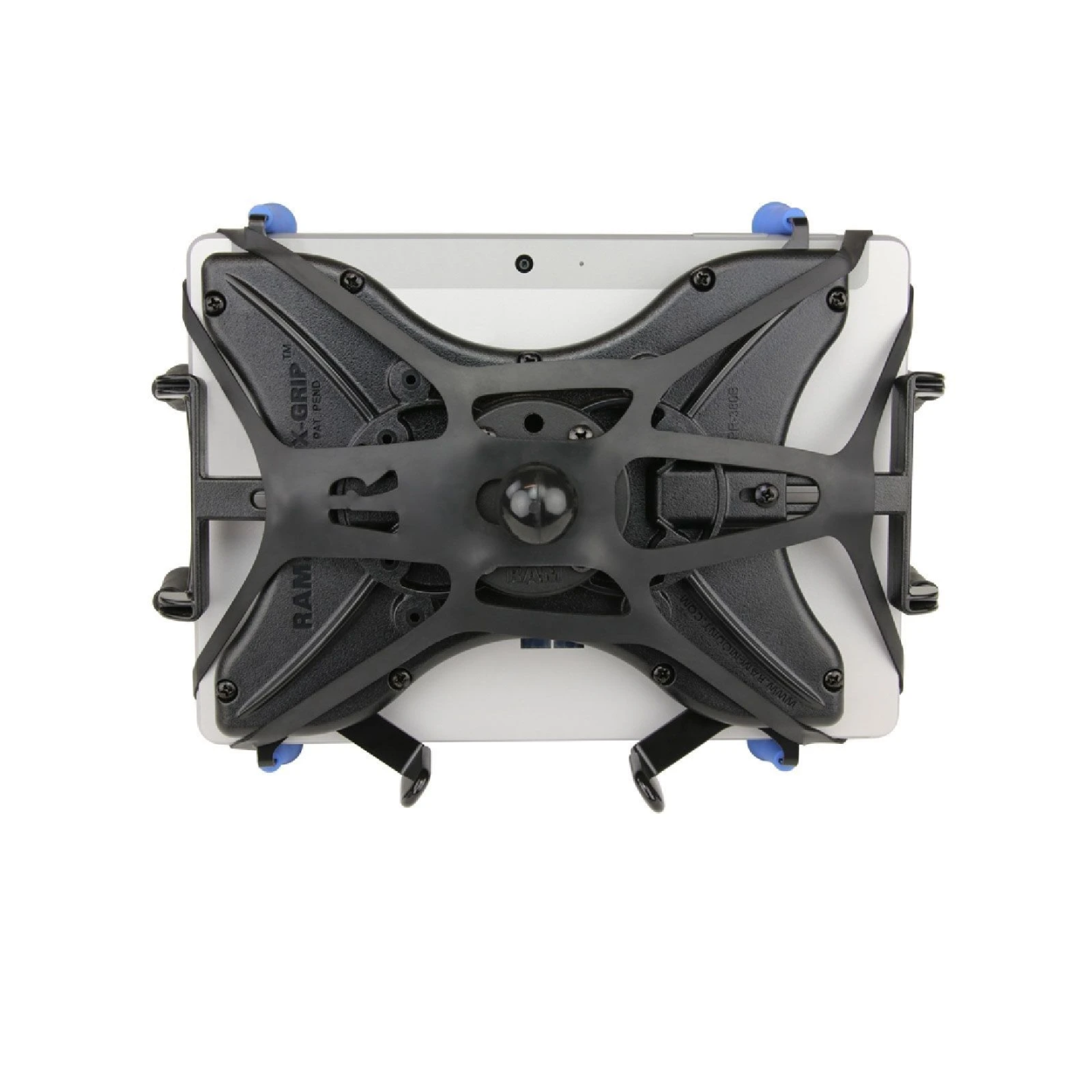 X-Grip retaining clip for Microsoft Surface Go / Surface Go 2 - AMPS connection, safety rubber