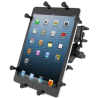 X-Grip aviation panel mount for tablets (10 inch) - (1 inch), panel clamp, short connecting arm