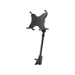 X-Grip tablet holder (9-10 inch tablets) for wheelchairs - (1.5 inch), Diamond adapter for seat surface