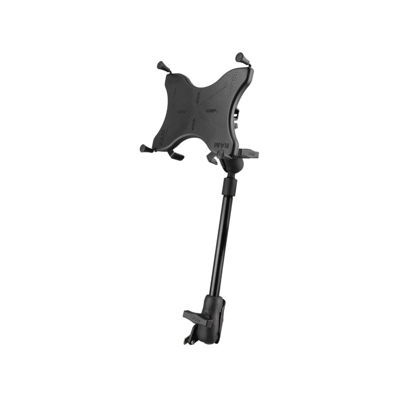 X-Grip tablet holder (9-10 inch tablets) for wheelchairs - (1.5 inch), Diamond adapter for seat surface