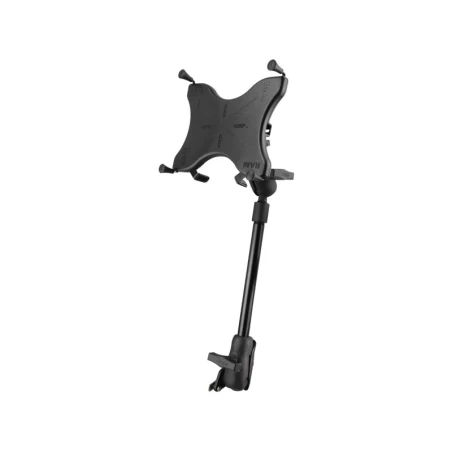 X-Grip tablet holder (9-10 inch tablets) for wheelchairs - (1.5 inch), Diamond adapter for seat surface