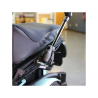 X-Grip tablet holder (9-10 inch tablets) for wheelchairs - (1.5 inch), Diamond adapter for seat surface