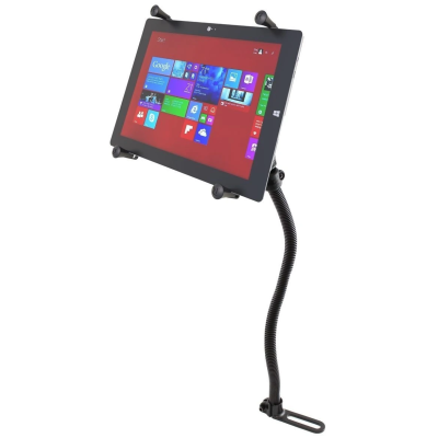 X-Grip Schwanenhals-Halterung für Tablets (12 Zoll) -  (1 Zoll), Pod-Basis (für Fahrzeugsitz)