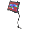 X-Grip gooseneck mount for tablets (12 inch) - (1 inch), pod base (for vehicle seat)