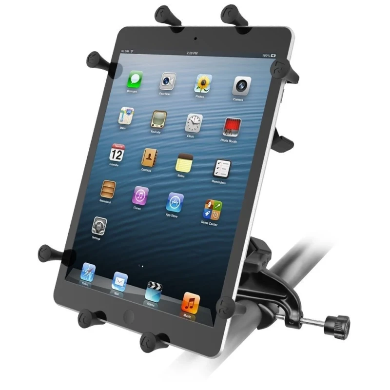 X-Grip aviation mount for tablets (10 inch) - (1 inch), control horn clamp, centre connecting arm