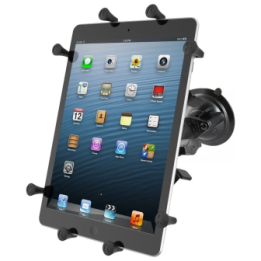 X-Grip suction cup mount for tablets (10 inch) - (1 inch), centre connecting arm