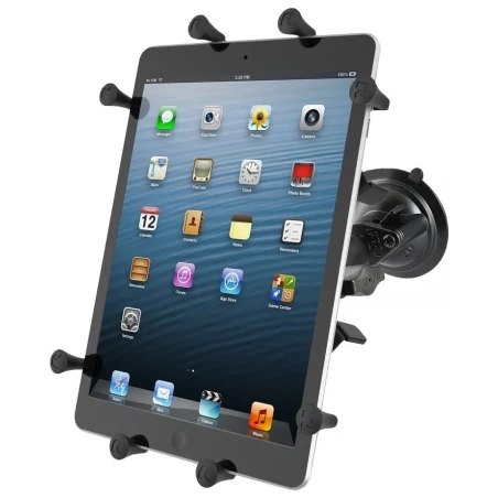 X-Grip suction cup mount for tablets (10 inch) - (1 inch), centre connecting arm