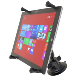 X-Grip suction cup mount for tablets (12 inch) - (1 inch), centre connecting arm