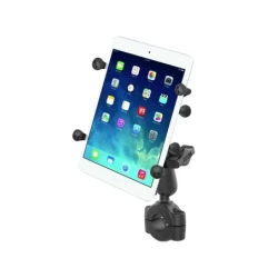 X-Grip Motorrad-Halterung für Tablets (7 Zoll) -  (1 Zoll), Torque-Schraubklemme (Durchmesser 19,0-25,0 mm)