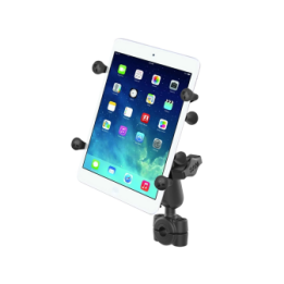 X-Grip motorbike mount for tablets (7 inch) - (1 inch), torque screw clamp (diameter 9.5-15.8 mm)