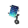 X-Grip motorbike mount for tablets (/ inch) - (1 inch), torque screw clamp (diameter 28.6-38.1 mm)
