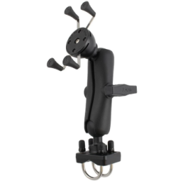 X-Grip universal mount (bars/tubes) for smartphones up to 82.6 mm wide - (1.5 inch), double clamp
