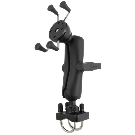 X-Grip universal mount (bars/tubes) for smartphones up to 82.6 mm wide - (1.5 inch), double clamp
