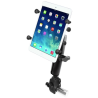X-Grip clamp mount for 7-8 inch tablets - (1 inch), Tough-Claw small (diameter 15.9-29.0 mm), long connecting arm