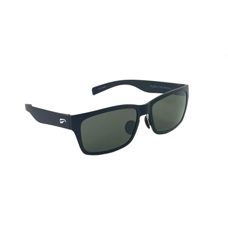 Flying Eyes Sonnenbrille Kingfisher - Rahmen matt-schwarz, Linsen G15 (neutrales Grün)