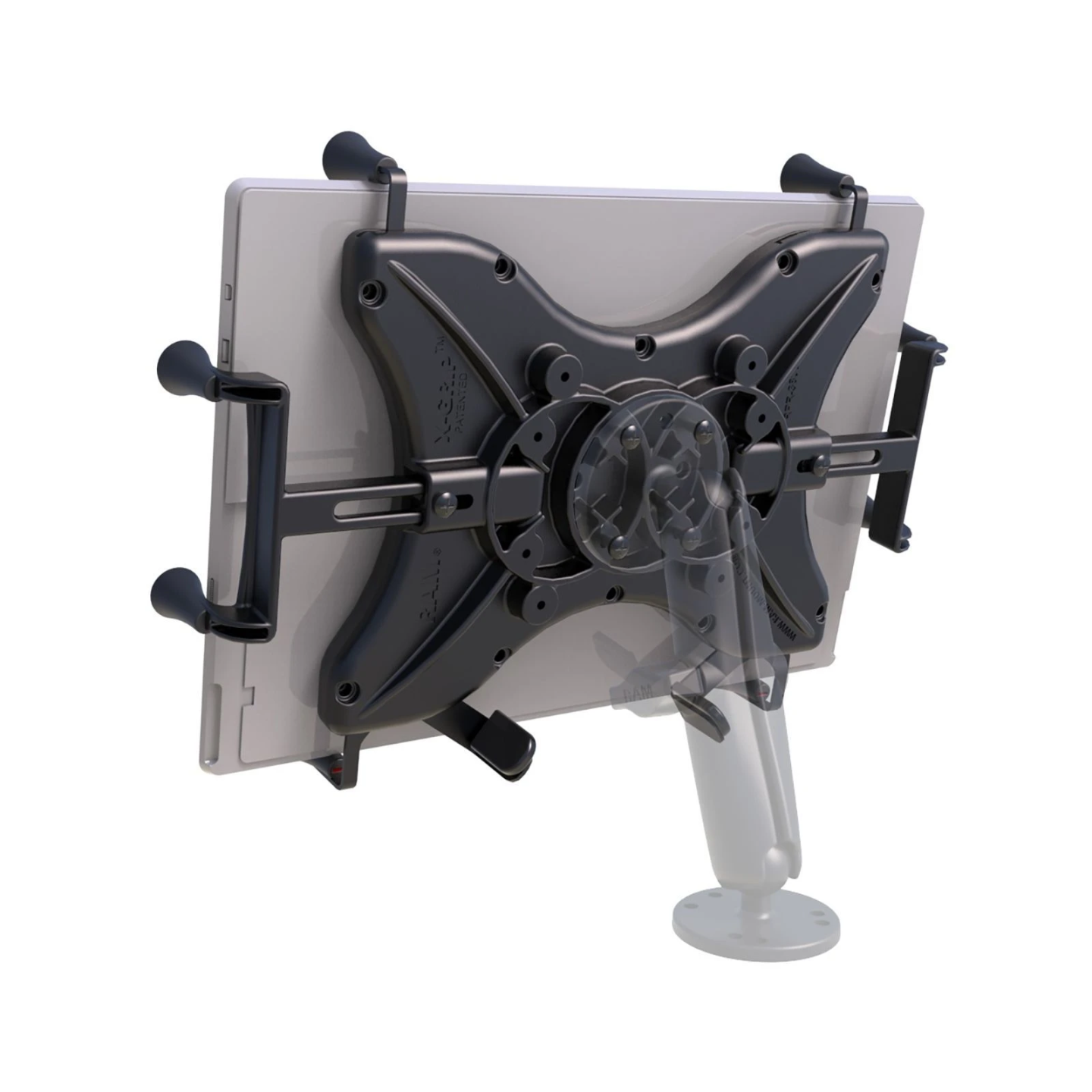 X-Grip holding clamp for tablets (12-13 inch) - AMPS connection