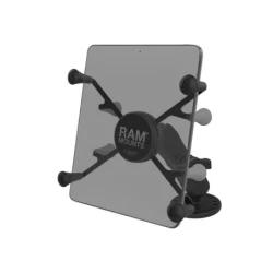 X-Grip Aufbauhalterung für Tablets (7 Zoll) -  (1 Zoll), runde Basisplatte (AMPS), mittlerer Verbindungsarm