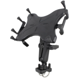 X-Grip tube mount for tablets (10 inch) - (1.5 inch), double screw clamp (up to 31.8 mm diameter)