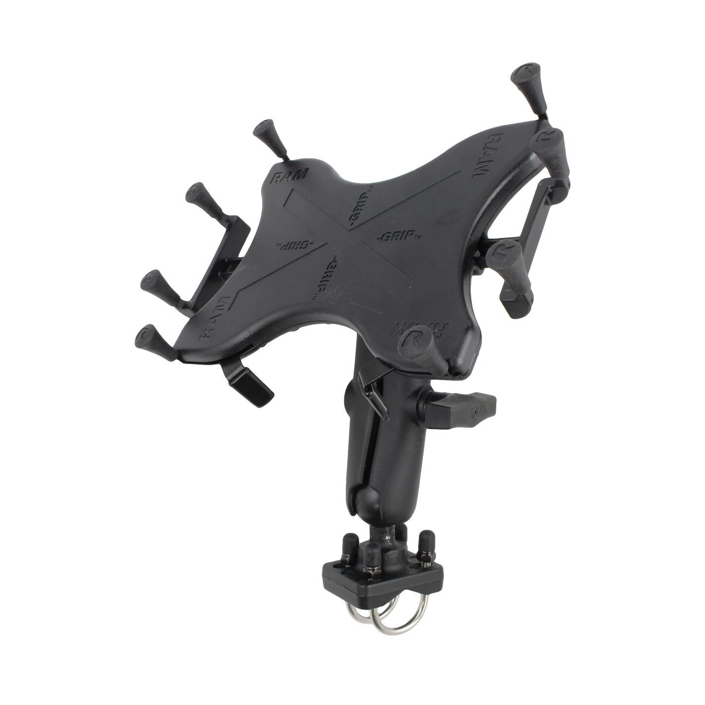 X-Grip tube mount for tablets (10 inch) - (1.5 inch), double screw clamp (up to 31.8 mm diameter)