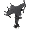 X-Grip tube mount for tablets (10 inch) - (1.5 inch), double screw clamp (up to 31.8 mm diameter)