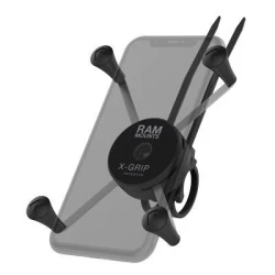 X-Grip Lenker-Halterung für Smartphones breiter als 82,5 mm - Zip-Basis (Verbundstoff)