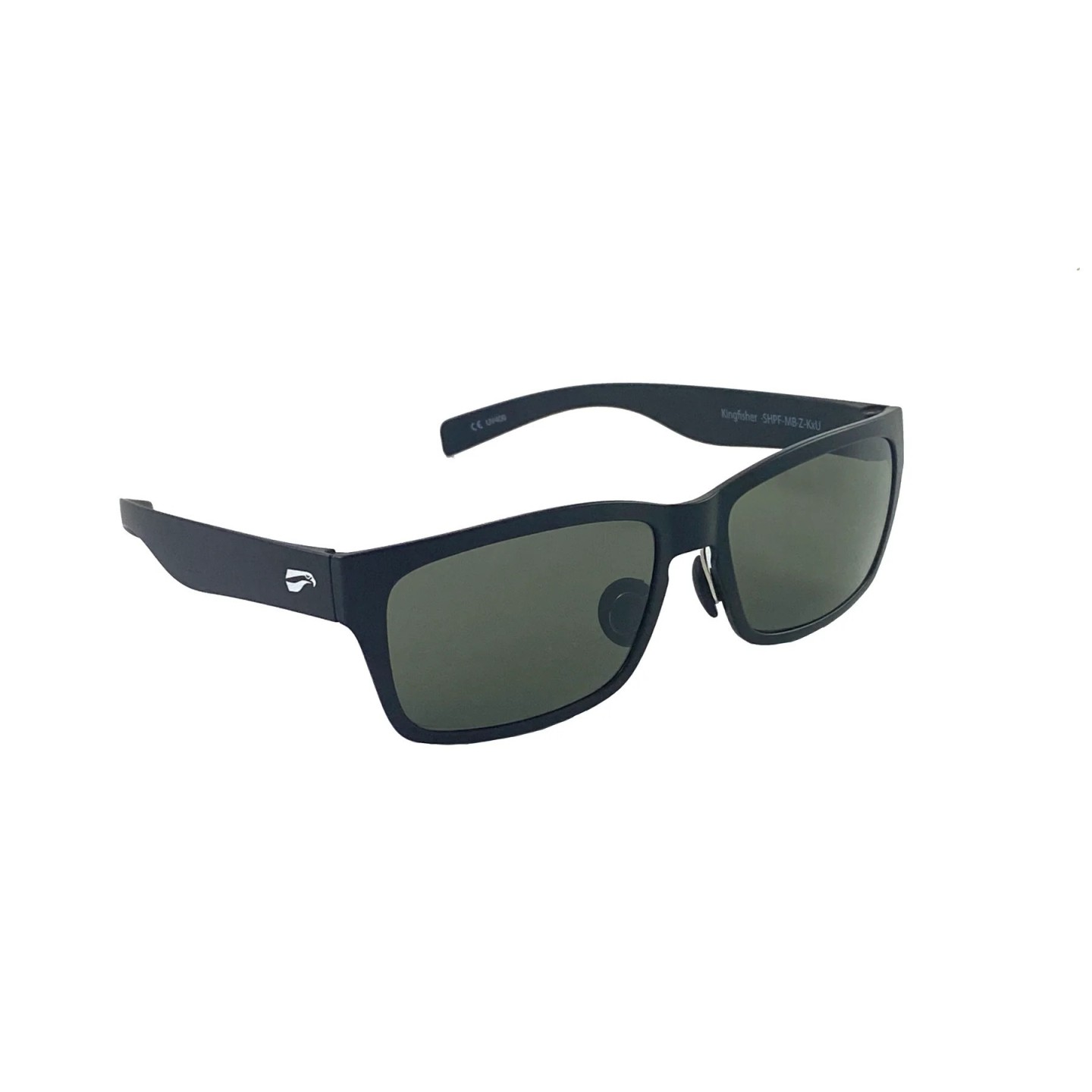 Flying Eyes Sunglasses Kingfisher - Frame Black Glossy, Lenses G15 (Neutral Green)