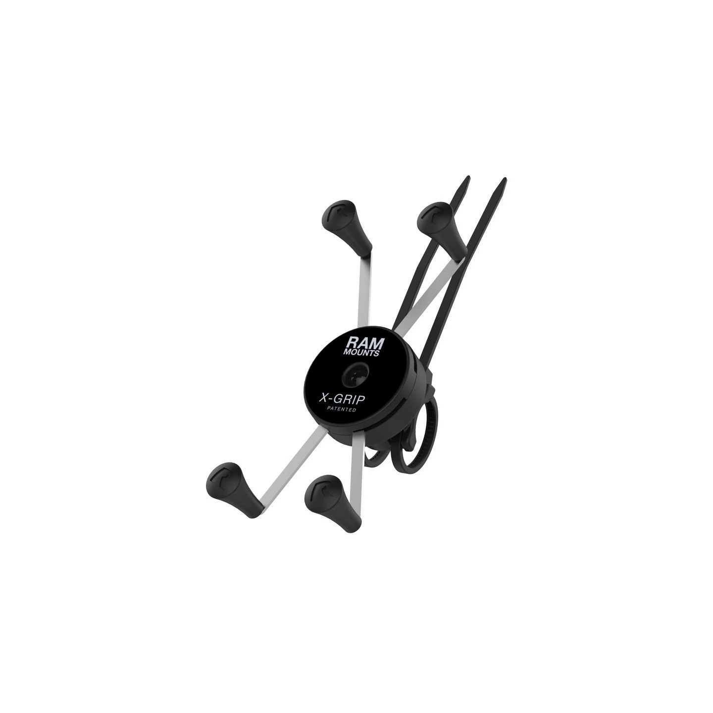 X-Grip handlebar mount for smartphones wider than 82.5 mm - Zip base (composite material)