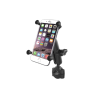 X-Grip motorbike mount for smartphones up to 114.3 mm wide - (1 inch), torque screw clamp (diameter 19.0-25.0 mm)