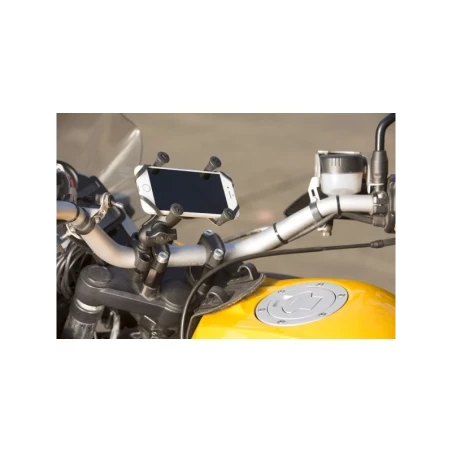 X-Grip Motorrad-Halterung für Smartphones bis 82,6 mm Breite -  (1 Zoll), Torque-Schraubklemme (Durchmesser 19,0-25,0 mm)