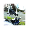 X-Grip motorbike mount for smartphones up to 82.6 mm wide - (1 inch), torque screw clamp (diameter 9.5-15.8 mm)