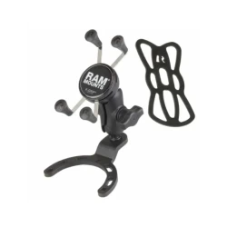 X-Grip Motorrad-Halterung für Smartphones bis 82,6 mm Breite -  (1 Zoll), Tank-Basis (Honda, Suzuki, Yamaha)