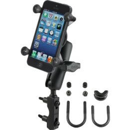 X-Grip motorbike mount for smartphones up to 82.6 mm wide - (1 inch), basic mounting (handlebar/brake/clutch)