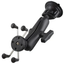 X-Grip Saugfuss-Halterung für Smartphones bis 82,6 mm Breite -  (1,5 Zoll), mittlerer Verbindungsarm