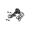X-Grip suction cup mount for smartphones up to 82.6 mm wide - (1 inch), centre connection arm