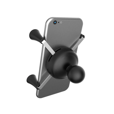 X-Grip Saugfuss-Halterung für Smartphones bis 82,6 mm Breits -  (1 Zoll), mittlerer Verbindungsarm