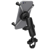 X-Grip handlebar mount for smartphones up to 114.3 mm wide - (1 inch), clamp (RAM-B-231Z), centre connecting arm