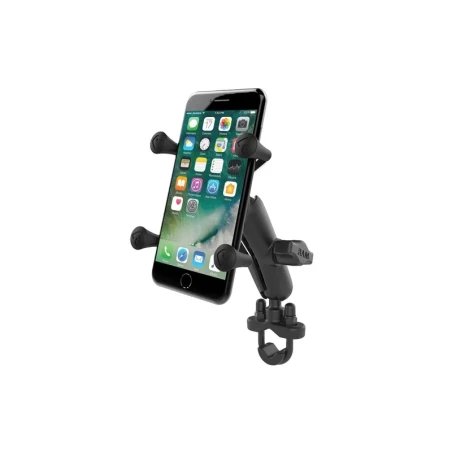 X-Grip Lenker-Halterung für Smartphones bis 82,6 mm Breite -  (1 Zoll), Schraubklemme, mittlerer Verbindungsarm