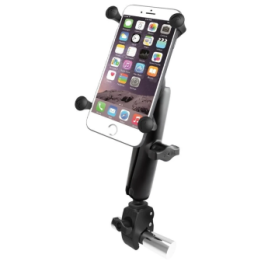 X-Grip clamp mount for smartphones up to 114.3 mm wide - (1 inch), Tough-Claw small (diameter 15.9-29.0 mm)