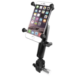 X-Grip Klemm-Halterung für Smartphones bis 114,3 mm Breite -  (1 Zoll), Tough-Claw klein (Durchmesser 15,9-29,0 mm)