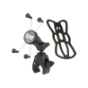 X-Grip clamp mount for smartphones up to 114.3 mm wide - (1 inch), Tough-Claw small (diameter 15.9-29.0 mm)