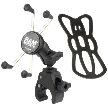 X-Grip Klemm-Halterung für Smartphones bis 114,3 mm Breite -  (1 Zoll), Tough-Claw klein (Durchmesser 15,9-29,0 mm)