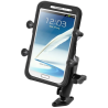 X-Grip surface mount for smartphones up to 114.3 mm wide - (1 inch), Diamond base plate (trapezoid)