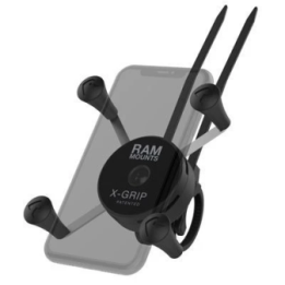 X-Grip handlebar mount for smartphones up to 82.5 mm wide - zip base (composite material)