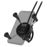 X-Grip handlebar mount for smartphones up to 82.5 mm wide - zip base (composite material)