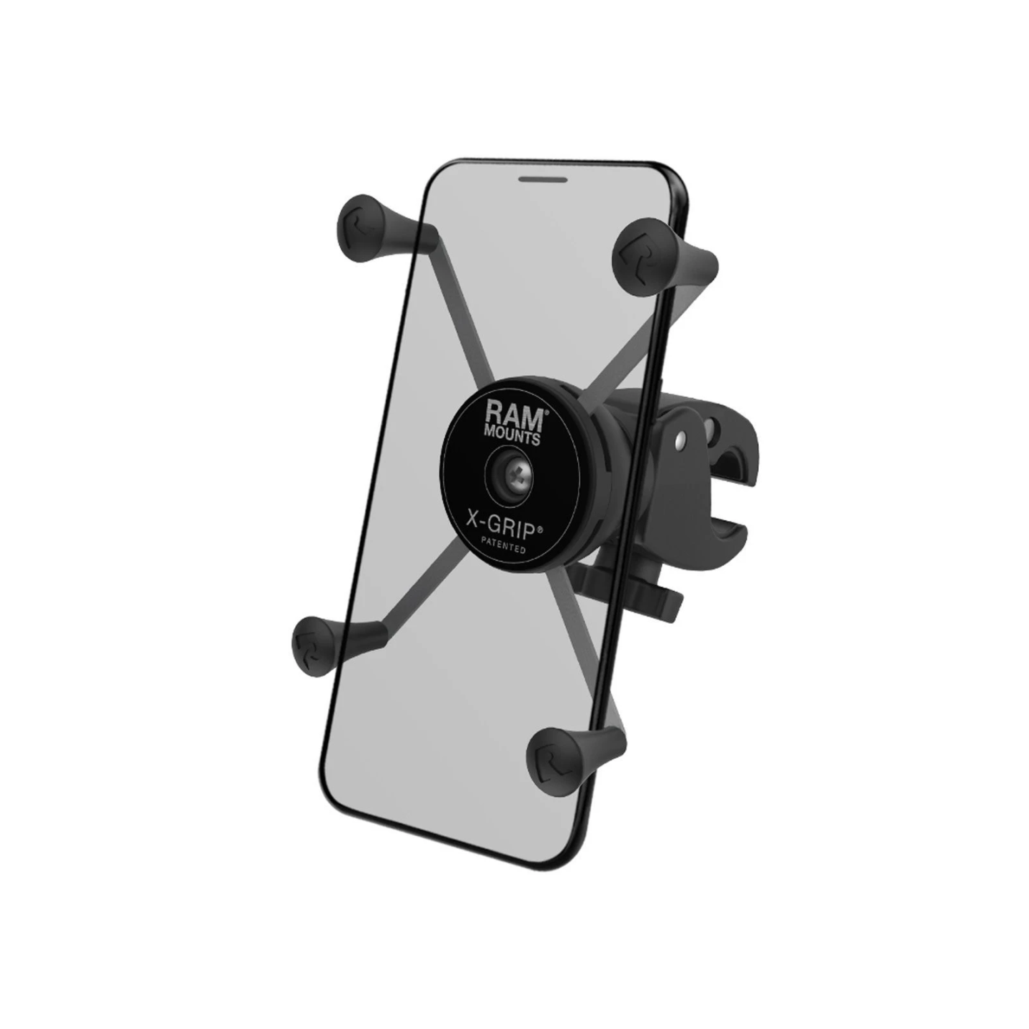 X-Grip clamp mount for smartphones up to 114.3 mm wide - Tough-Claw small (diameter 15.9-29.0 mm)